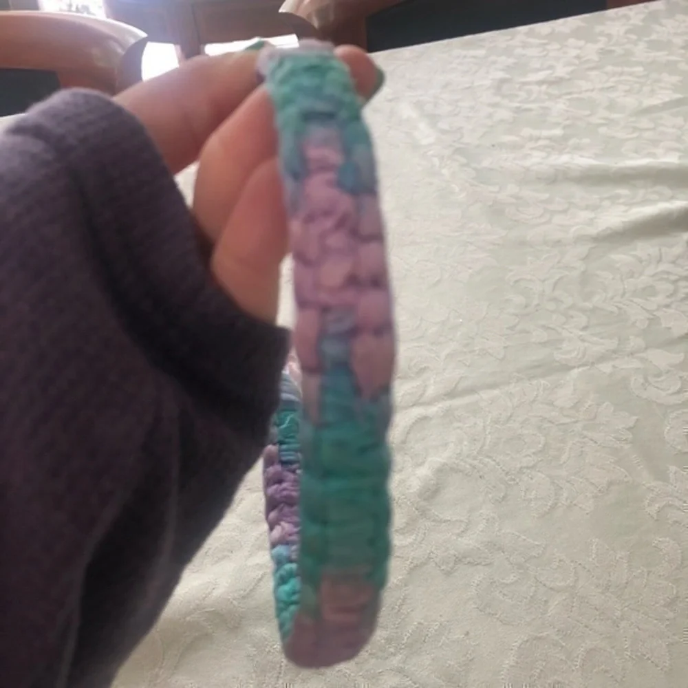 Tie dye braided headband NWOT Hand Made